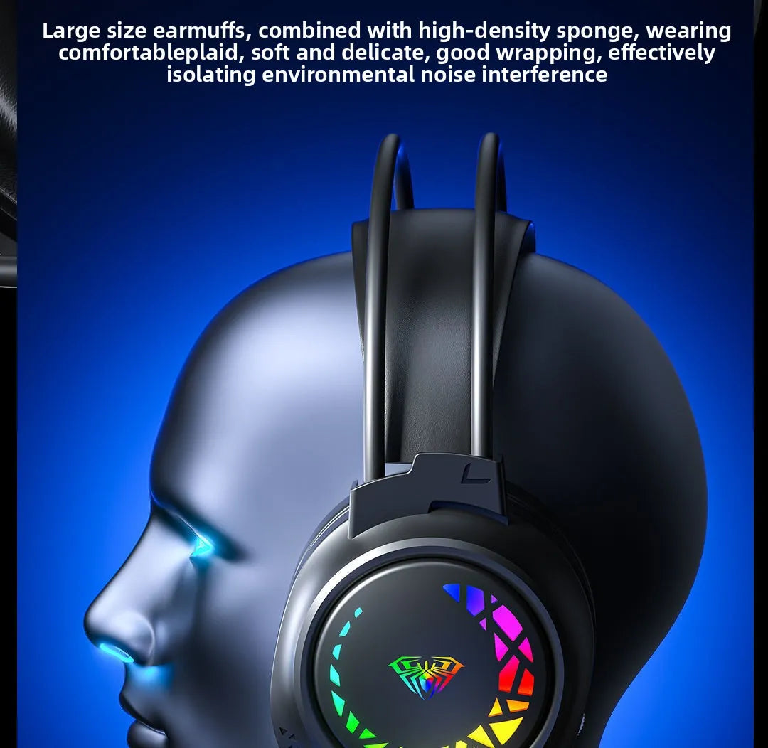Over-ear wired headphones
