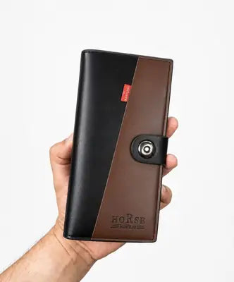Premium Men's Snap Long Wallet