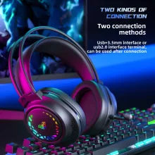 Over-ear wired headphones