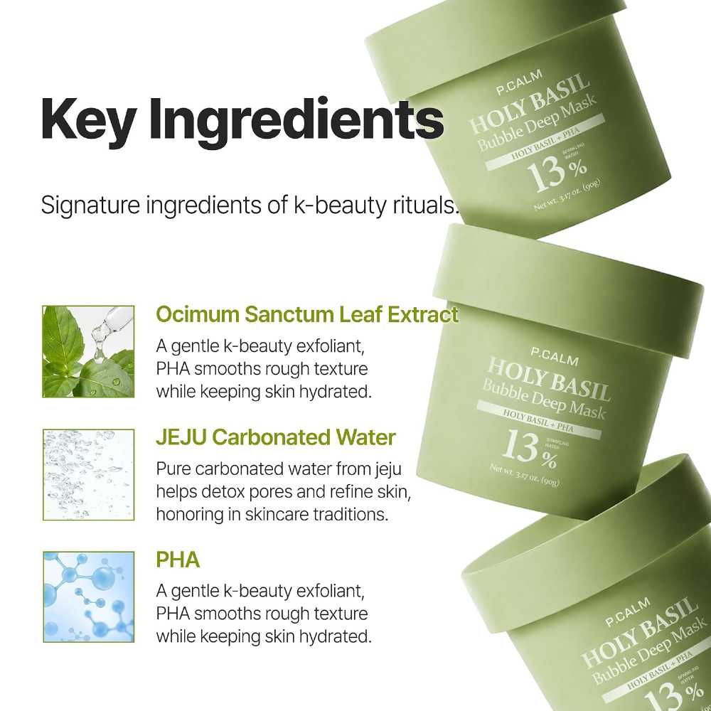 Holy Basil Bubble Deep Mask