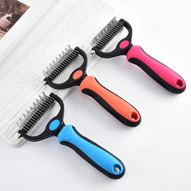 Universal Pet Hair Removal and Detangling Comb