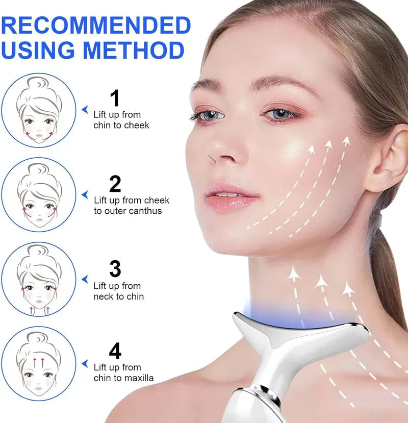 4-in-1 LED Facial Beauty Device — Anti-Wrinkle &amp; Skin Firming