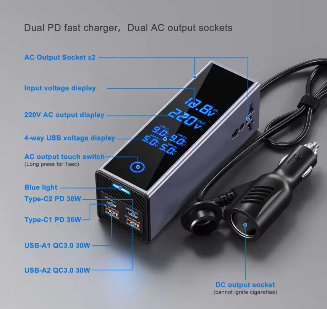 Socket Car Power Inverter
