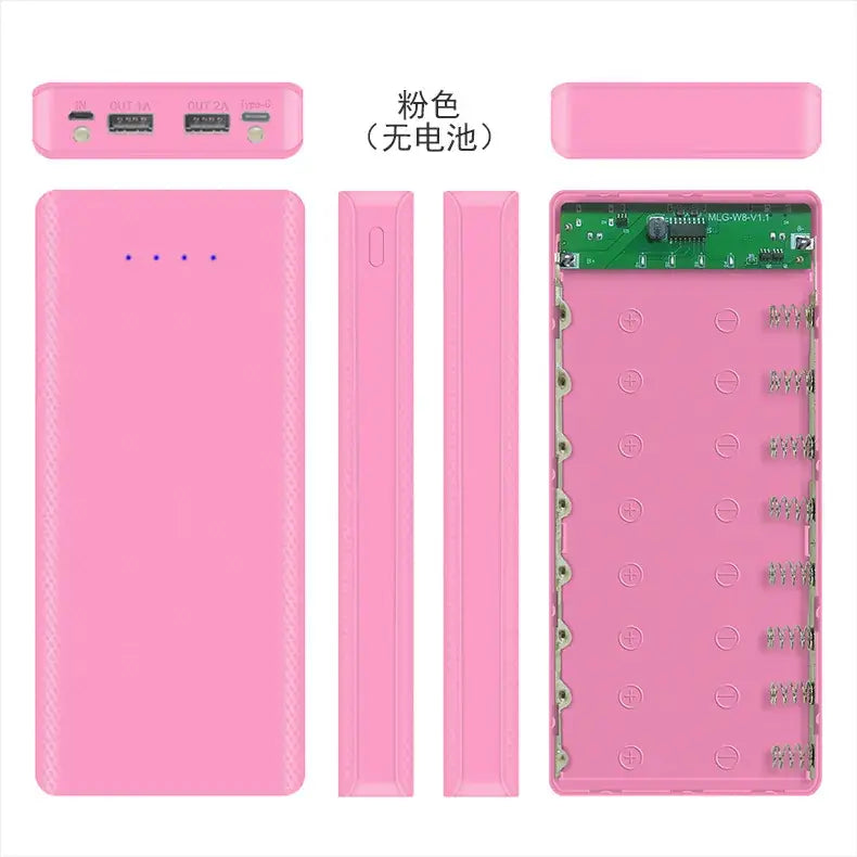 Type-C 8 USB Battery Charger with Weld-Free Charging